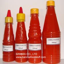 Chili sauce in  PET   bottle 