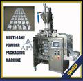 Multi-track powder sachet packing machine 4 side sealing
