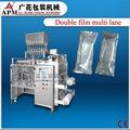 Double roll  film  multi lane  packing  machine