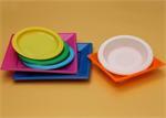 PS disposable plastic plate for  party 