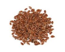 golden/brown organic flax seeds