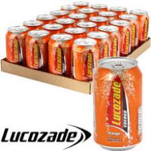 Canned and Bottled Lucozade Soft Drink