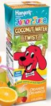 Hansen's Junior Juice Coconut Water Twist Kids Orange Creamsicle