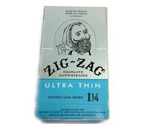 ZIG ZAG ULTRA THIN 1 1/4  ROLLING   PAPER S CIGARETTE FULL BOX