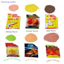 Chicken seasoning powder , tomato flavor , fish flavor available