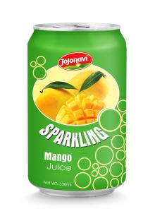 Wholesale sparkling water sparkling mango juice 330ml