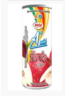  APPLE  FRUIT DRINK  250ML  SLEEK CAN