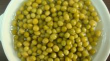 canned green peas