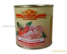  CANNED  WHITE KIDNEY  BEAN S IN TOMATO  PASTE  425ML