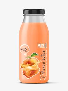 Fruit Juice drink with Peach juice 250ml Glass botle
