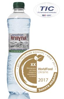 Semi-sparkling  Natural   Mineral   Water  Krayna 500 ml