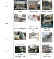food vacuum packaging machine MAP tray sealer vacuum sealing thermoforming