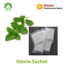 stevia sachet with zero calorie