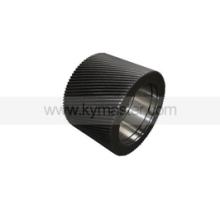 Inclined grooved Roller