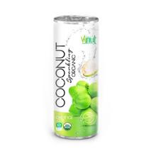 250ml Can Organic Coconut water (EU Organic, USDA Organic)