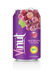 330ml Canned Fruit Juice Grape Juice Drink Supplier