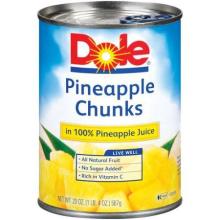 Pineapple Chunks in Juice
