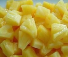 Canned Pineapple Pieces in light syrup