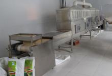tunnel cocoa powder sterilization machine, 20kw microwave sterilizer