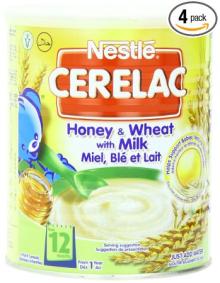 Nestle Cerelac, Honey and Wheat with Milk (From 12 Months), 14.11-Ounce Cans