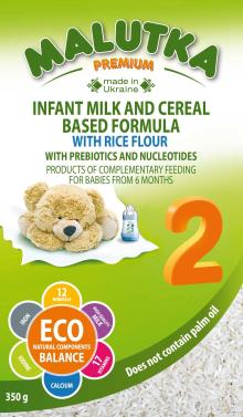 Malutka  Premium  rice  infant   formula 