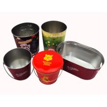 customized  tin  gift bucket ice  tin  bucket for  beer 