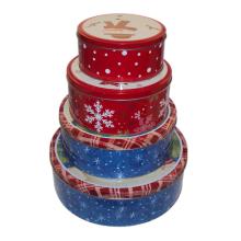 custom cake tin box cookie tin can for biscuit