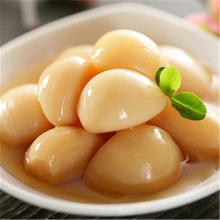 fresh sugared and salted garlic without food additives