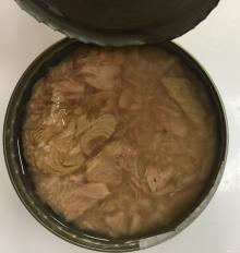 Canned Tuna chunk in brine(salt water)