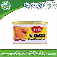 wholesale asian foods  canned  chopped  pork   ham  meat 198grams