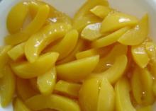 canned peach sliced in light syrup