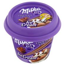 milka  icecream  chocolate vanille