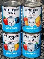 canned baby foods
