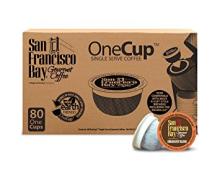  San   Francisco  Bay OneCup, Fog Chaser, 80 Count- Single Serve Coffee