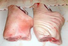Frozen Pork meat and offals from from Chile, plant 06-17