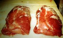 FROZEN PORK COLLAR, RINDLESS, BONELESS