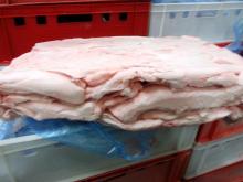 FROZEN PORK BACK FAT, RINDLESS