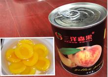 Organic Tropical Canned Liced Peaches Fruit With Sugar