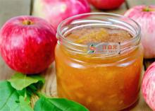 Canned natural apple jam