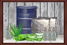 Aseptic aloe vera crush in own juice 3-7 mm