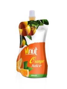 Manufacturer orange juice in Bag 100ml