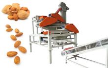 Almond|Hazelnut|Broad bean Shelling Hulling Machine Three Stage