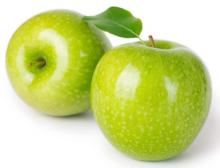 fresh  green   apple 