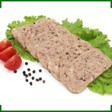 OEM canned meat easy open 340g canned pork luncheon meat with blackpepper