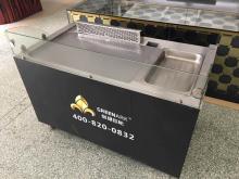 Steak Frying Griddle Mobile Teppanyaki Grill for Peter's Cuisine