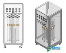 Continuous ion exchange laboratory equipment