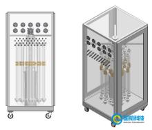 Continuous moving bed experimental equipment