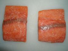 Chum Salmon Portion Salmon Fish Frozen