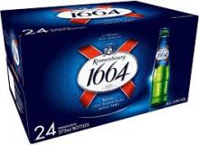Kronenbourg 1664, Vedette, Budweiser, can and bottles