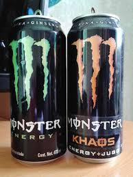 Monster energy drink
